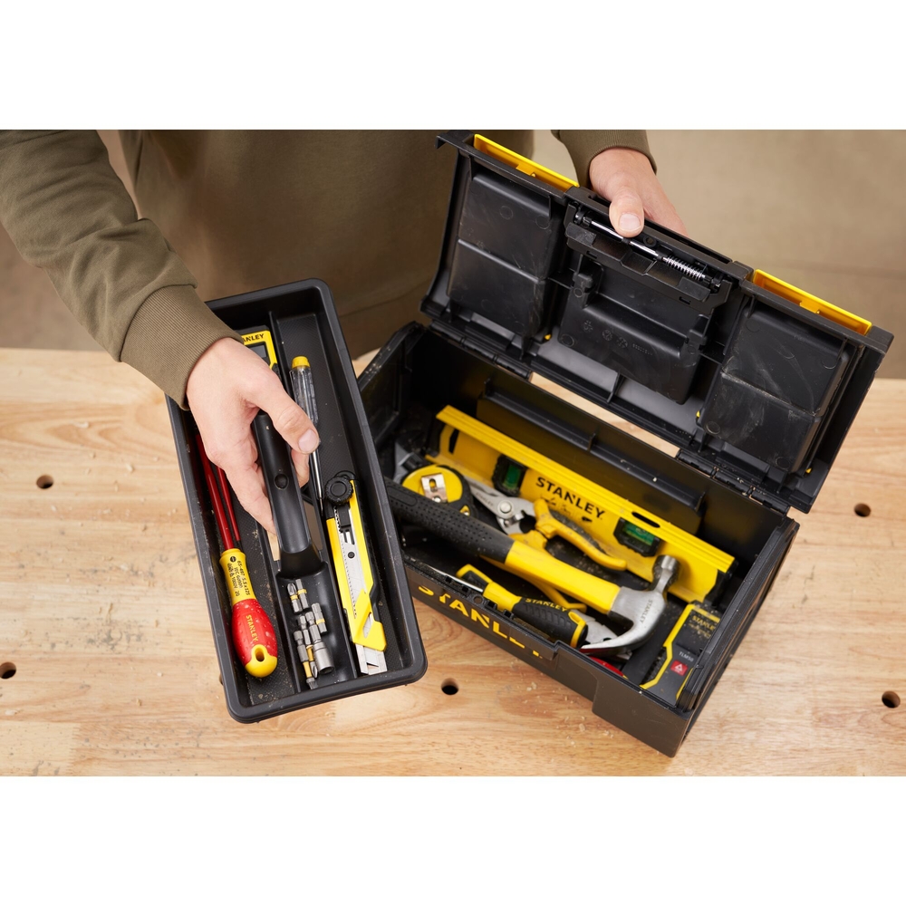 Boite à outils 40 cm ouverture 1 main - 1-79-216 - STANLEY