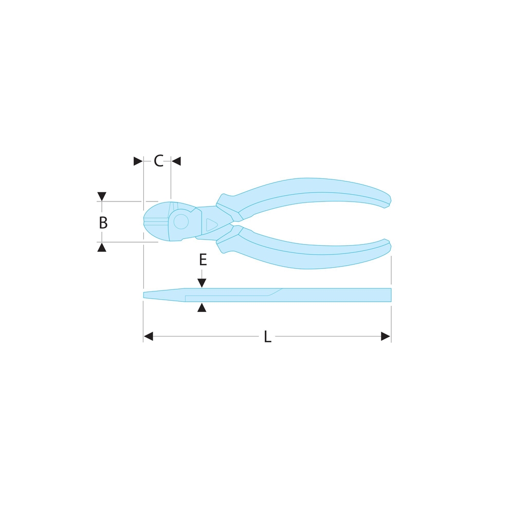 Pinces coupantes diagonales 160 mm SLS - FACOM - 192.16CPESLS