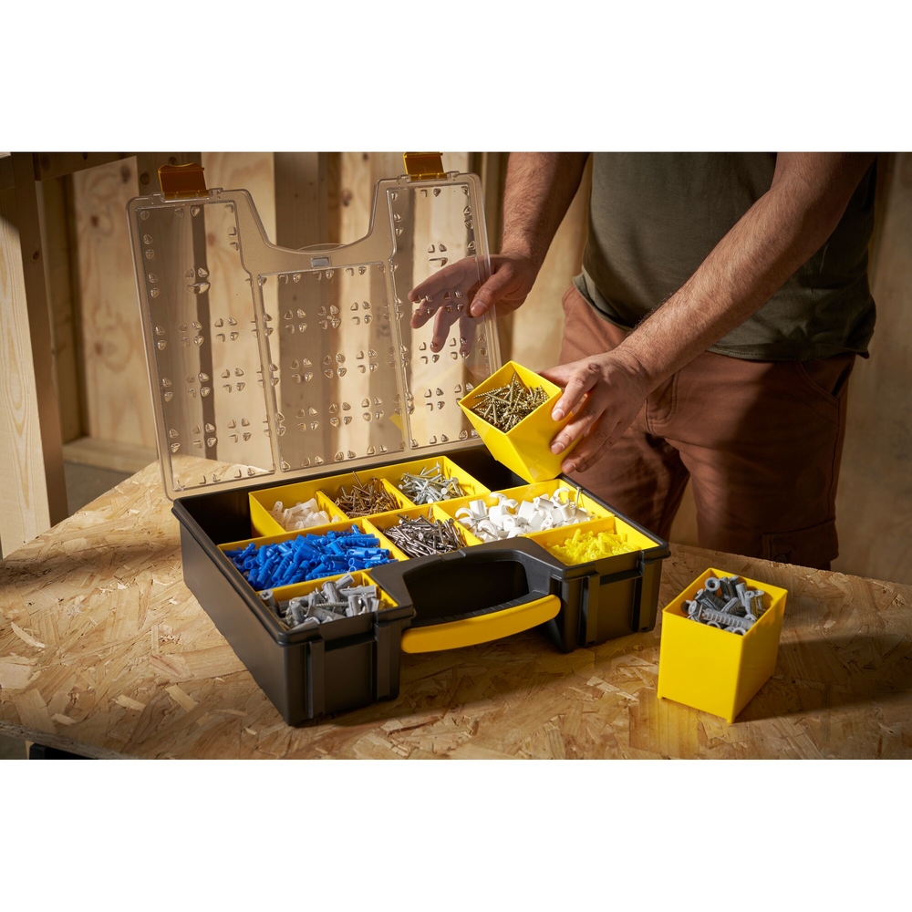 Organiseur pro 8 compartiments amovibles - 1-92-749 - STANLEY