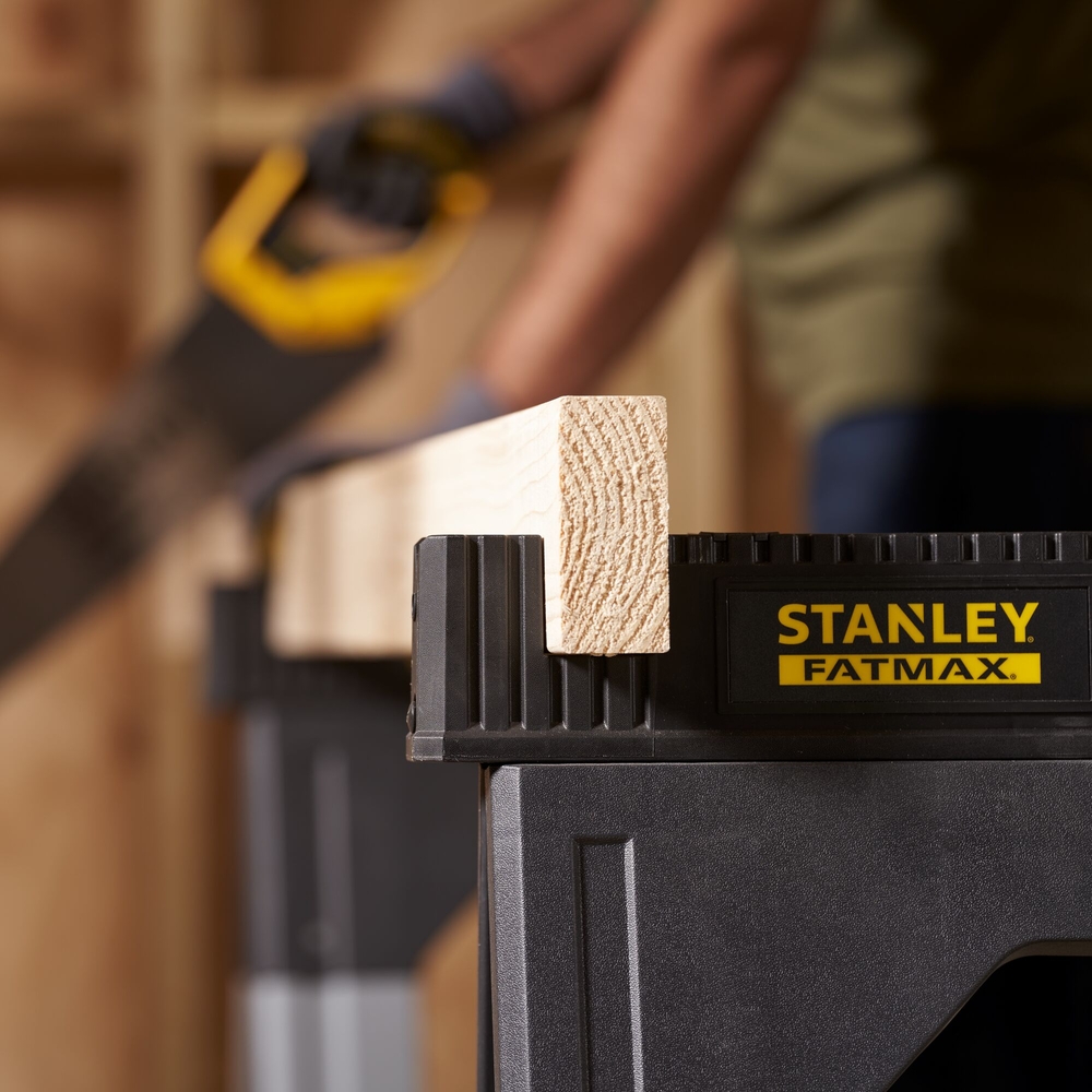 Tréteaux bi-matière ajustables - lot de 2 pièces - Fatmax  - 1-92-980 - STANLEY FATMAX