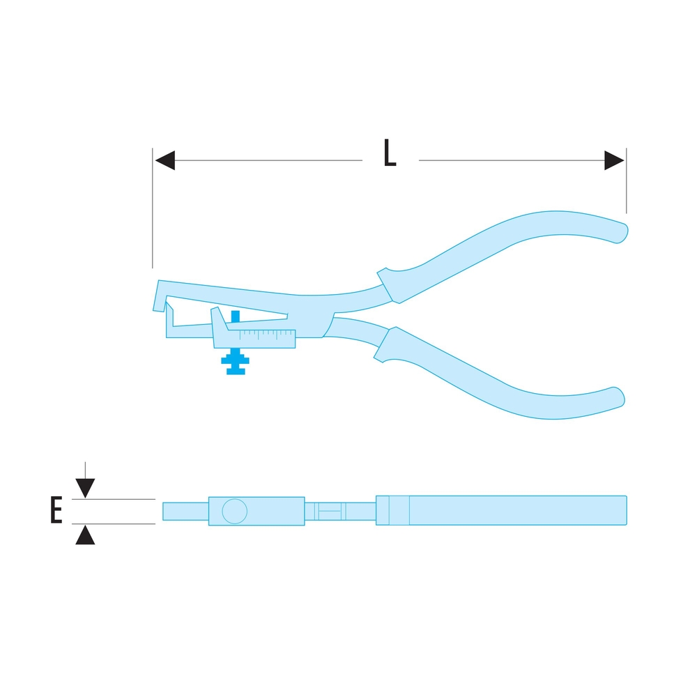 Pince à denuder compacte 1,5mm - FACOM - 194.12