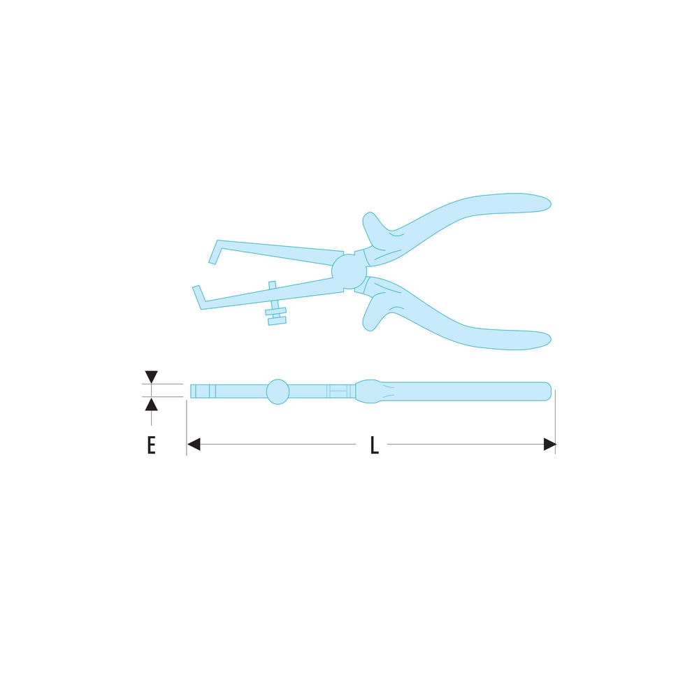 Pince à dénuder isolée 1000 volts série VSE - FACOM - 194.17AVSE