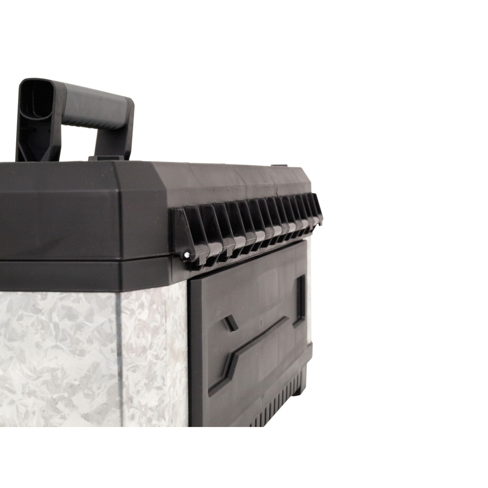 Boite à outils bi-matière galvanisée 51 cm  - 1-95-618 - STANLEY