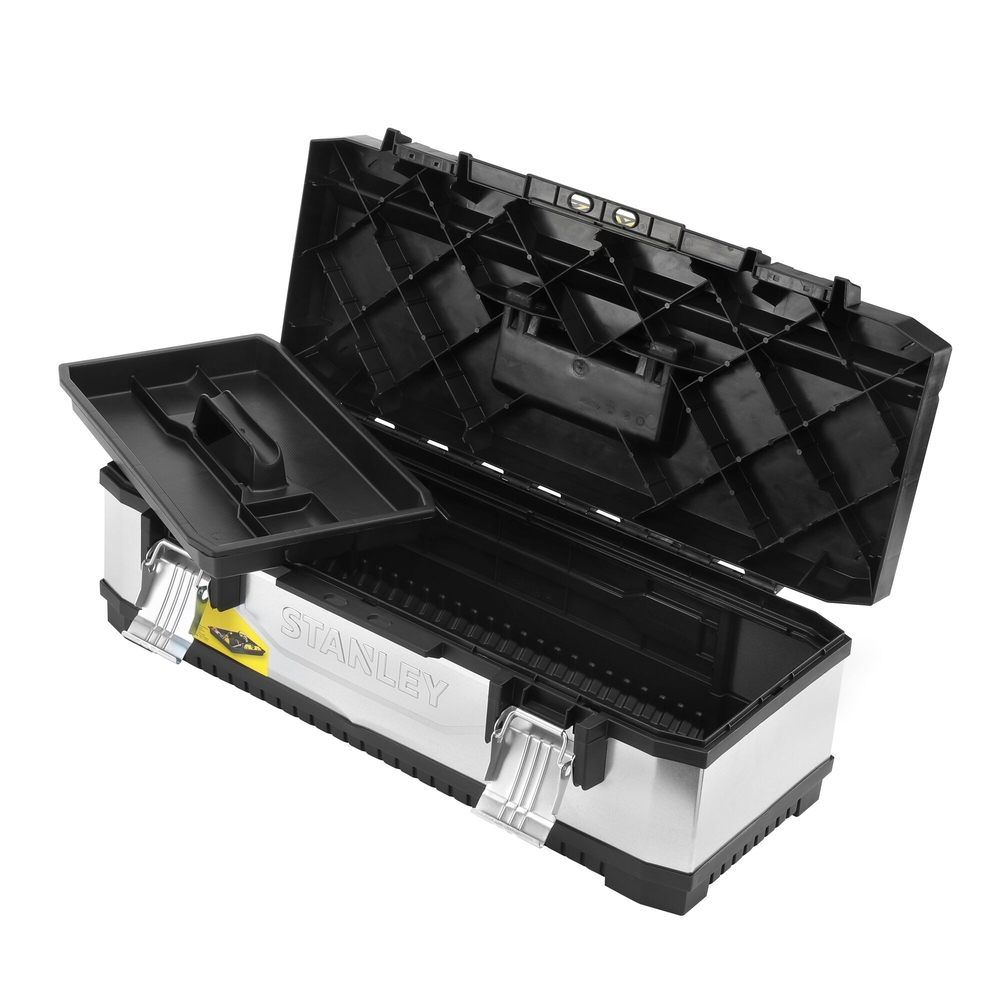 Boite à outils bi-matière galvanisée 66 cm  - 1-95-620 - STANLEY