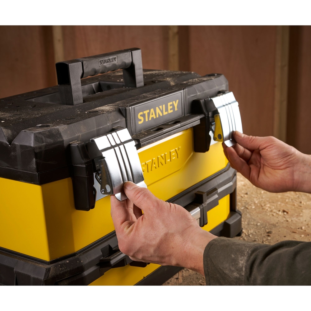 Boite à outils à tiroir bi-matière jaune 51 cm - 1-95-829 - STANLEY