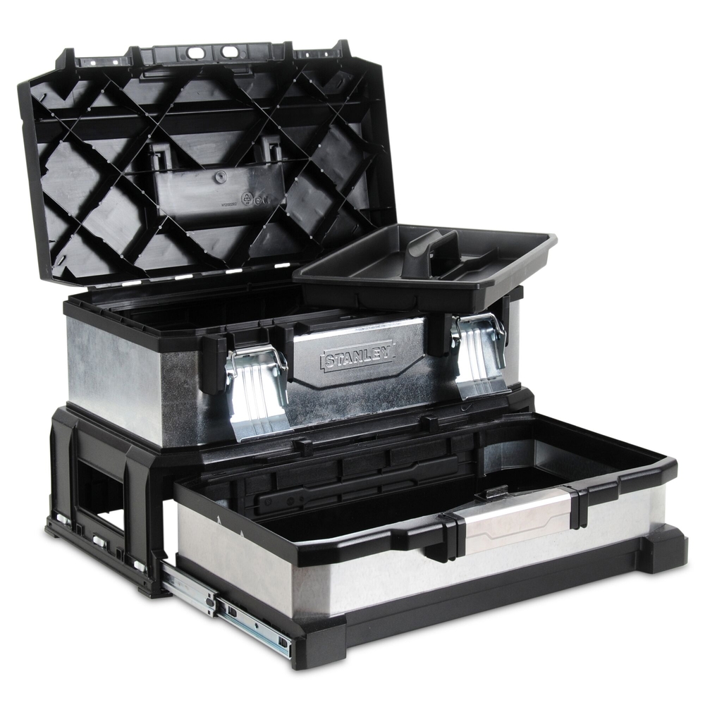 Boite à outils à tiroir bi-matière galvanisée 51 cm - 1-95-830 - STANLEY