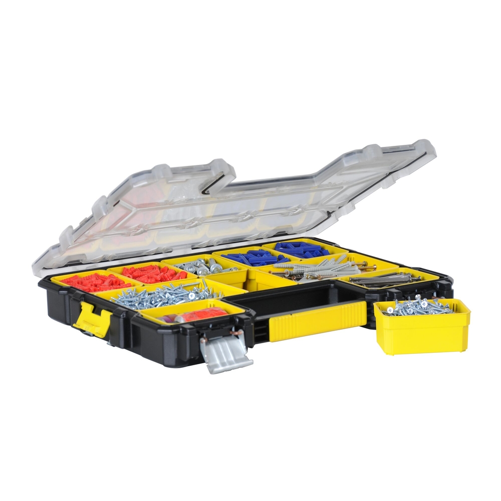 Organiseur étanche profondeur 64 mm - 10 compartiments amovibles - Fatmax - 1-97-517 - STANLEY FATMAX