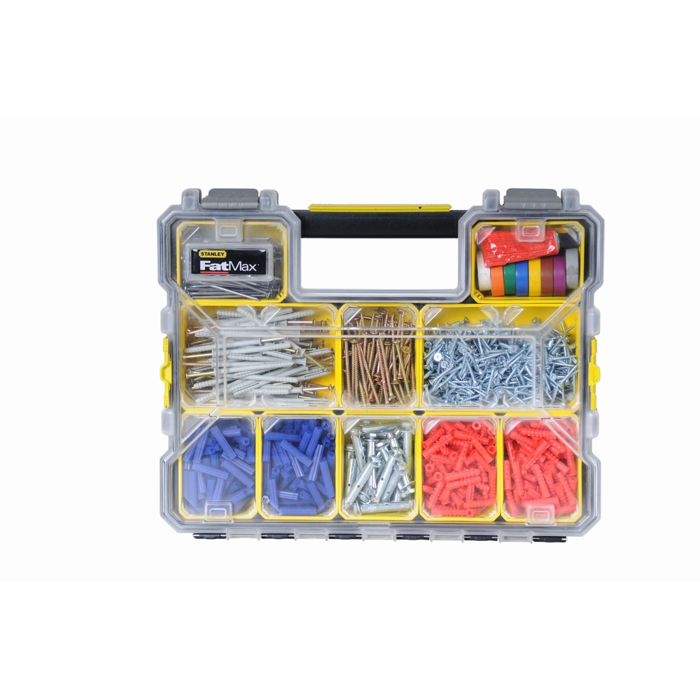 Organiseur profondeur 64 mm - 10 compartiments amovibles - Fatmax - 1-97-519 - STANLEY FATMAX
