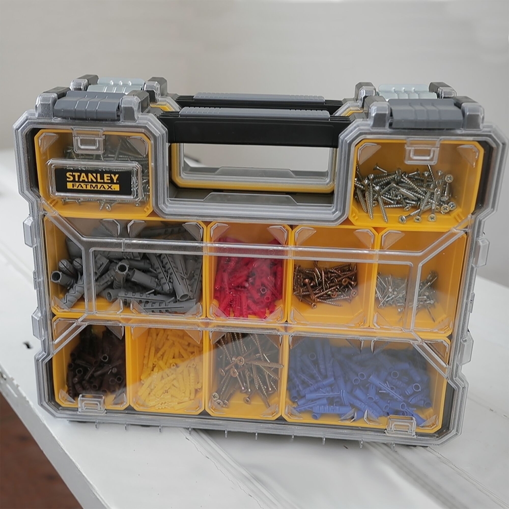 Organiseur profondeur 106 mm - 10 compartiments amovibles - Fatmax - 1-97-521 - STANLEY FATMAX