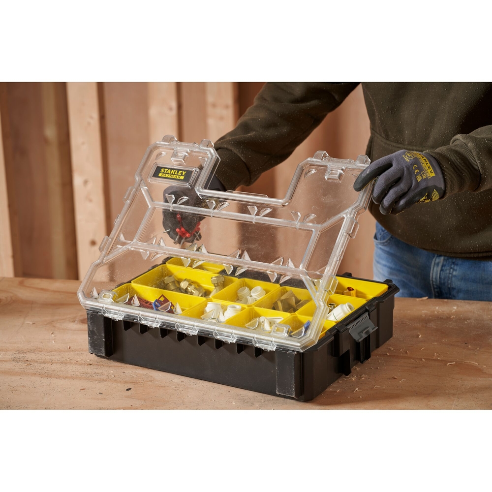 Organiseur profondeur 106 mm - 10 compartiments amovibles - Fatmax - 1-97-521 - STANLEY FATMAX