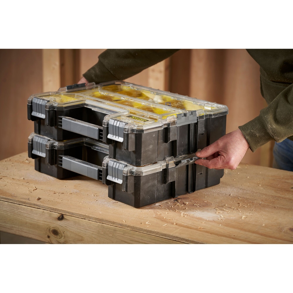 Organiseur profondeur 106 mm - 10 compartiments amovibles - Fatmax - 1-97-521 - STANLEY FATMAX