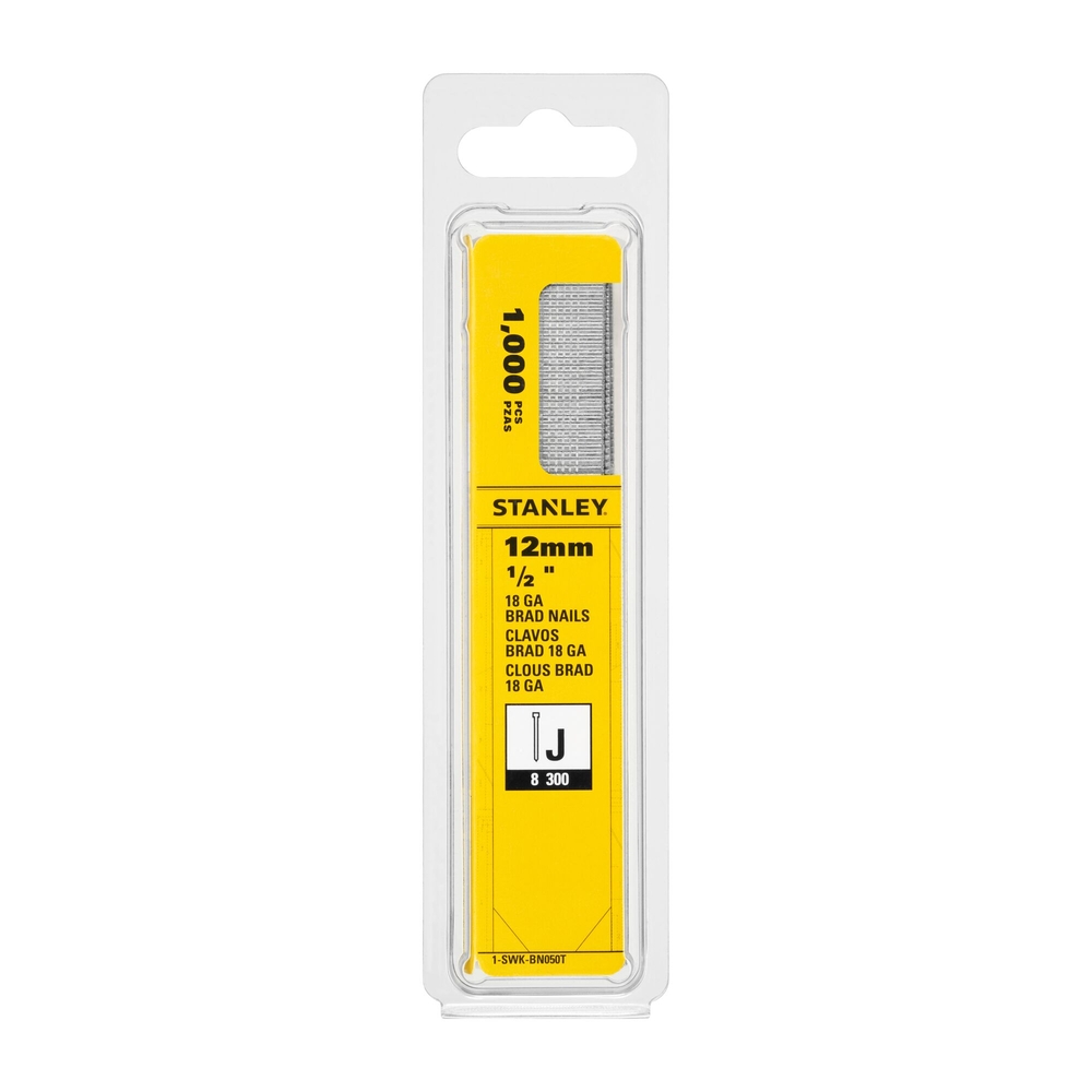 Clous 12 mm - boite de 1000 pièces - 1-SWK-BN050T - STANLEY