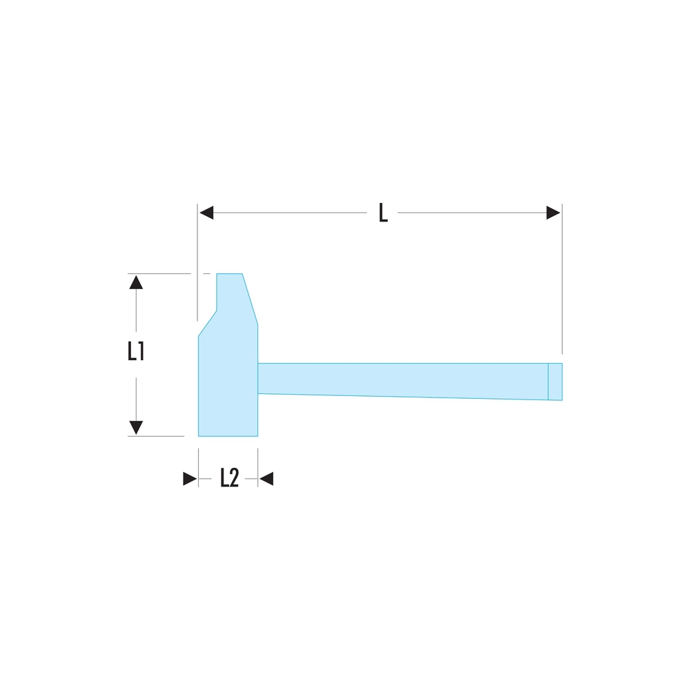 Marteau de mécanicien rivoir manche graphite 26 mm - Par 10 - FACOM - 200C.26
