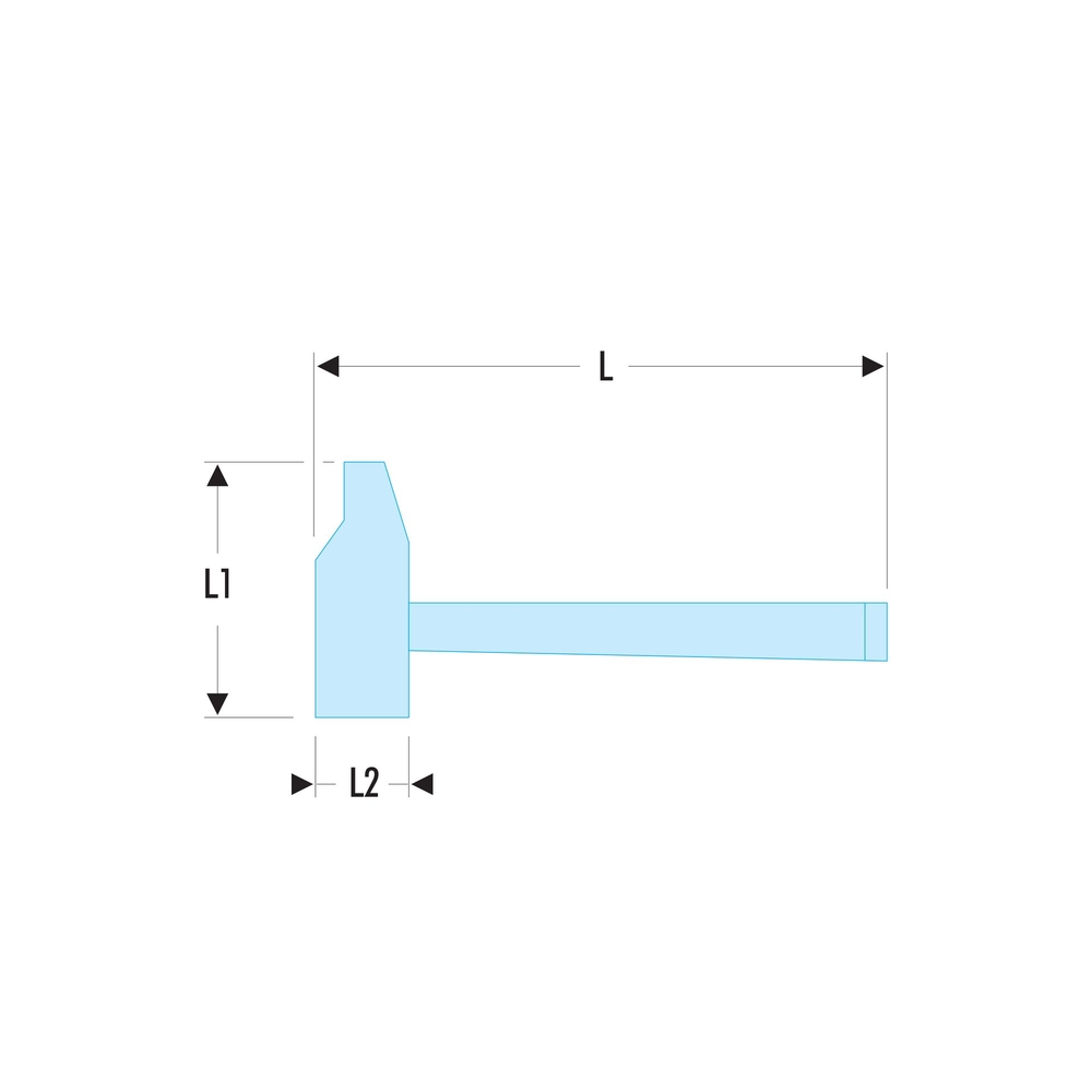 Marteau de mécanicien rivoir manche graphite 495 g SLS - FACOM - 200C.30SLS
