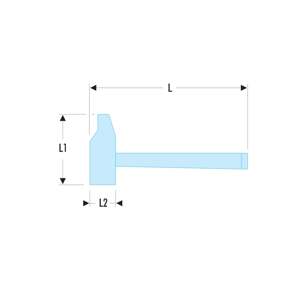 Marteau de mécanicien rivoir manche graphite 30 mm - Par 10 - FACOM - 200C.30