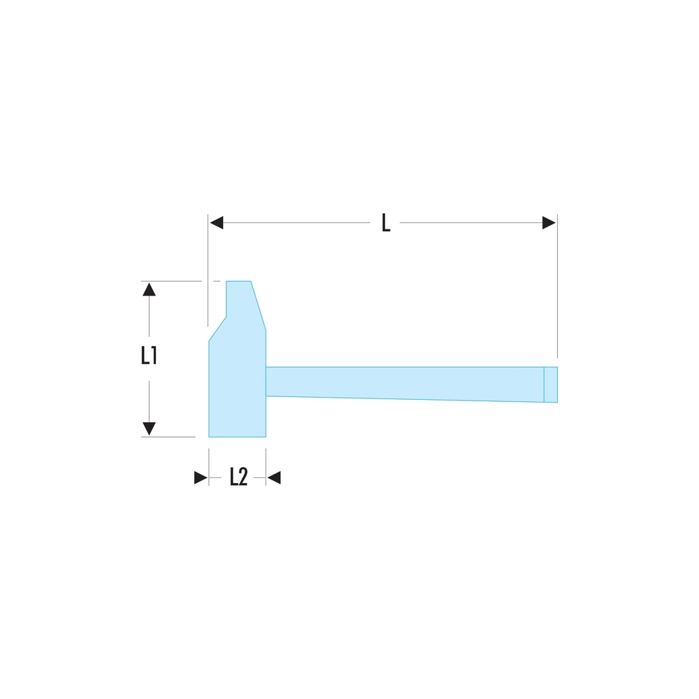 Marteau de mécanicien rivoir manche graphite 610 g SLS - FACOM - 200C.32SLS