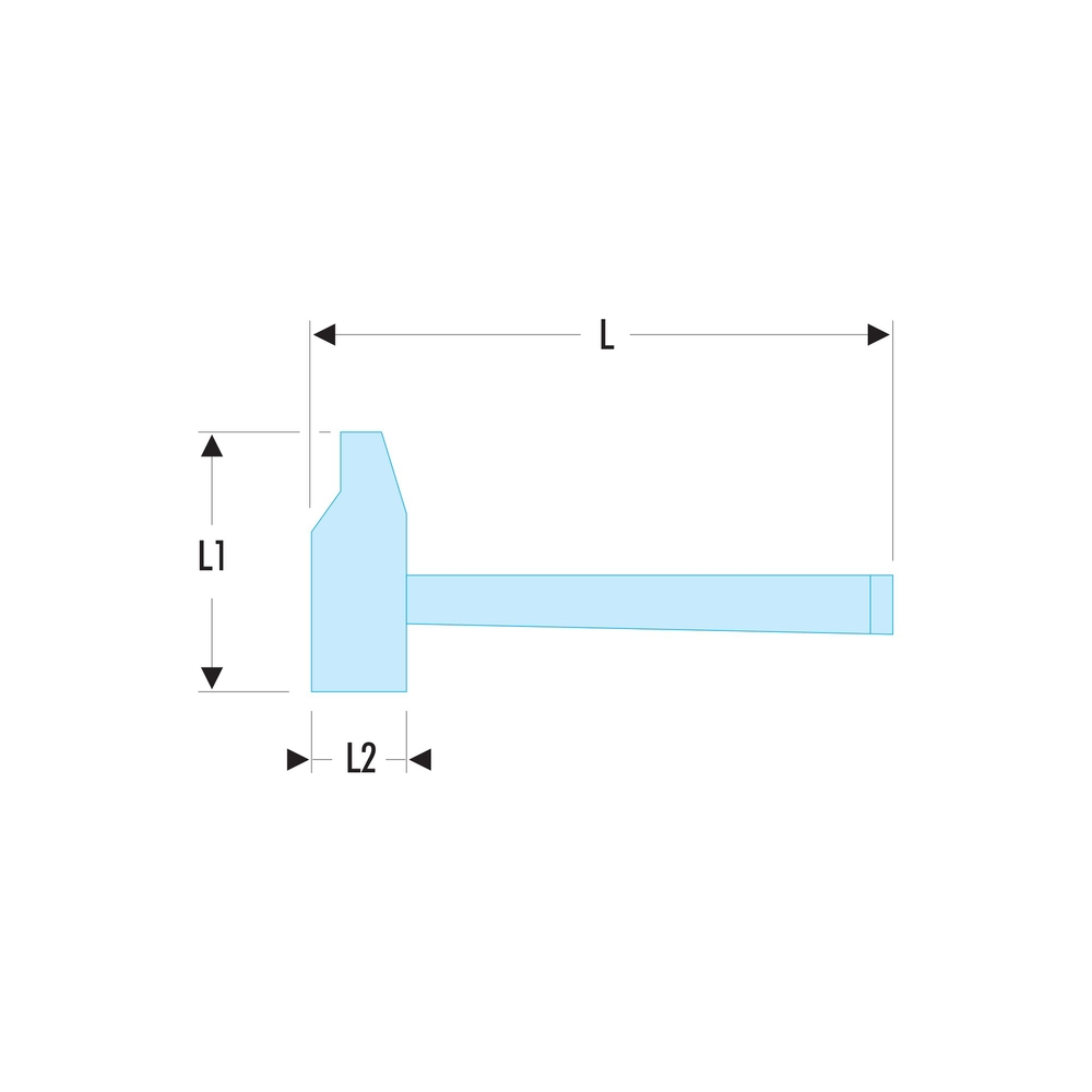 Marteau de mécanicien rivoir manche graphite 36 mm - Par 10 - FACOM - 200C.36