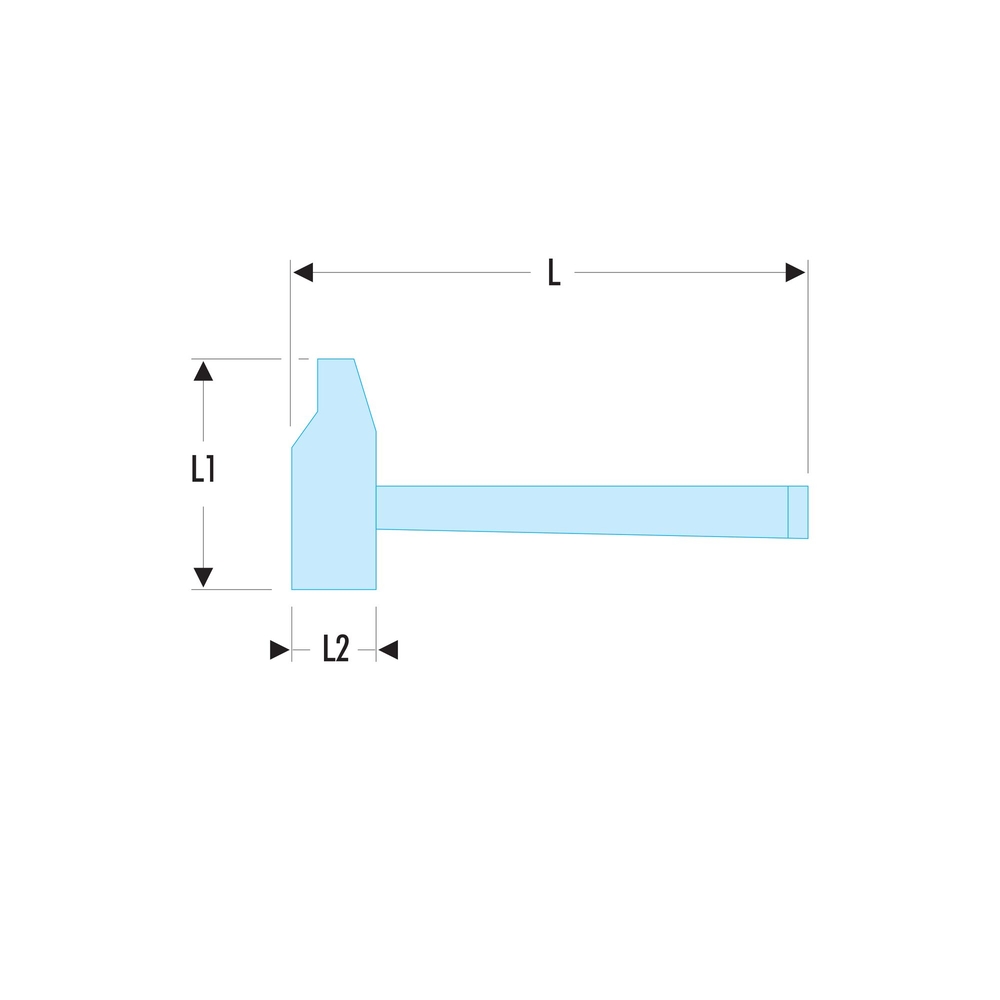 Marteau de mécanicien rivoir manche graphite 1000 g SLS - FACOM - 200C.40SLS