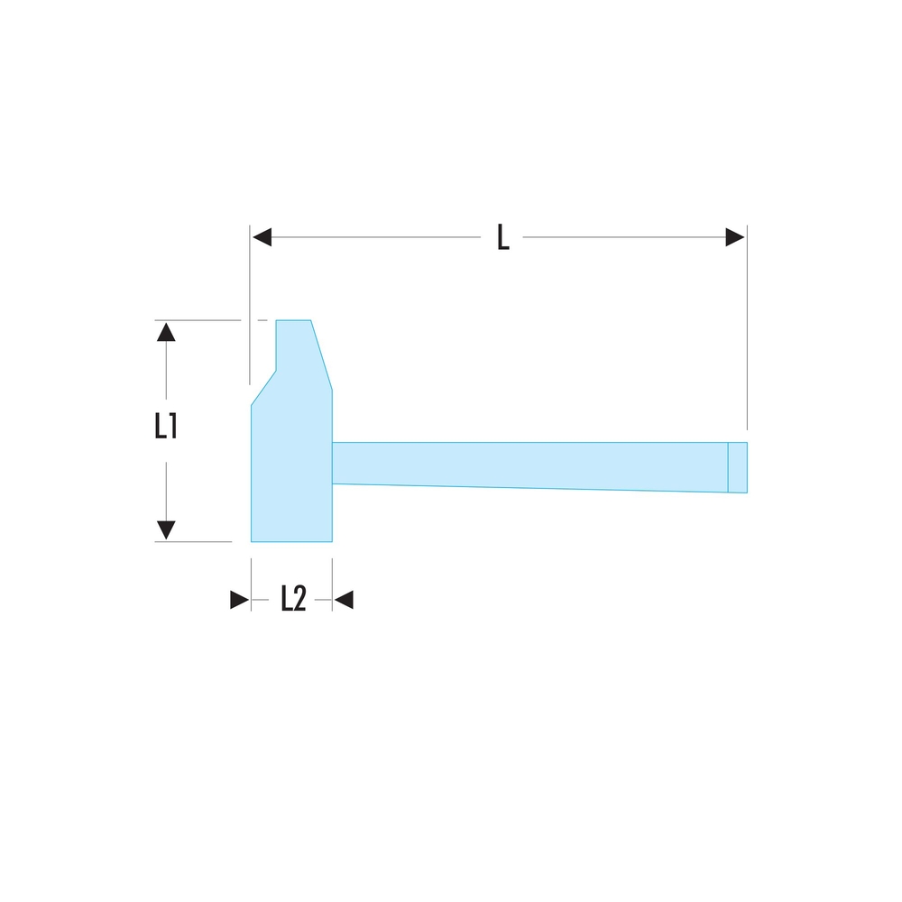 Marteau de mécanicien rivoir manche graphite 40 mm - Par 10 - FACOM - 200C.40