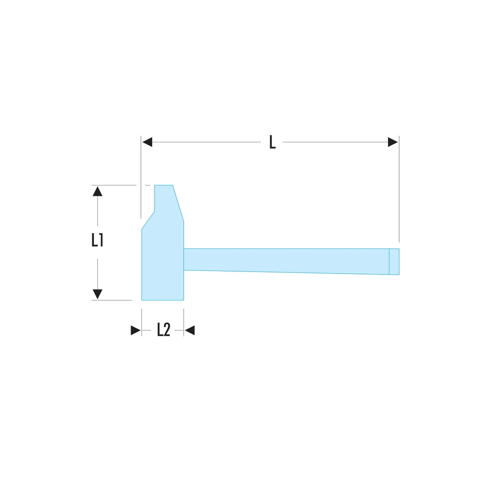 Marteau de mécanicien rivoir manche graphite 50 mm - FACOM - 200C.50
