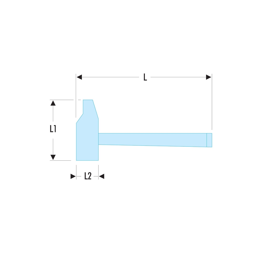 Marteau de mécanicien rivoir manche graphite 60 mm - FACOM - 200C.60