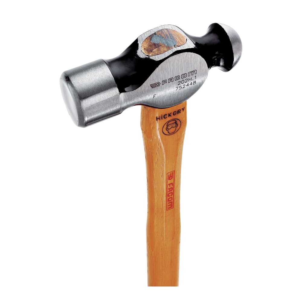 Marteau de mécanicien tête boule manche hickory 450g - Par 5 - FACOM - 202H.1