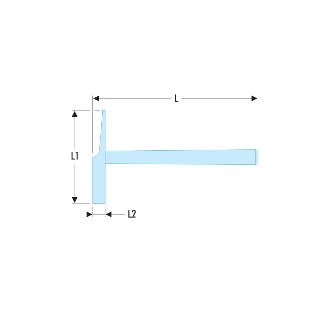 Marteau d'électricien manche hickory 16 mm - Par 5 - FACOM - 203H.16