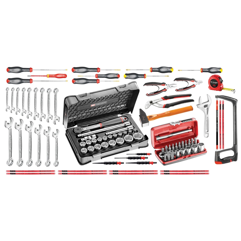 Sélection mécanicien CM.100A avec boite 5 cases BT.11A - FACOM - 2050.M100A