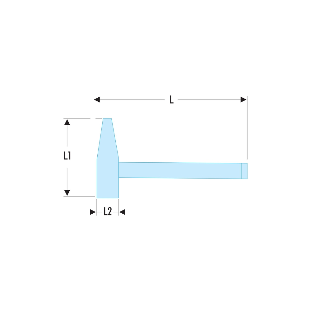 Marteau de mécanicien manche graphite DIN 405 g SLS - FACOM - 205C.30SLS