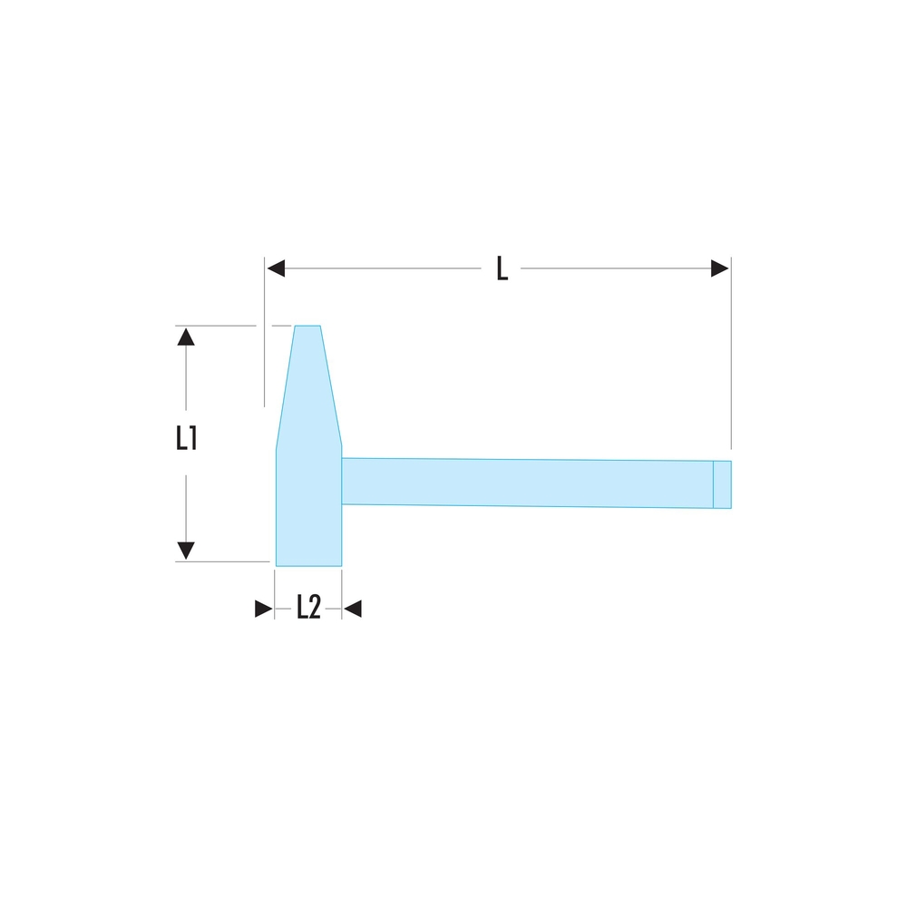 Marteau de mécanicien manche graphite DIN 605 g SLS - FACOM - 205C.50SLS