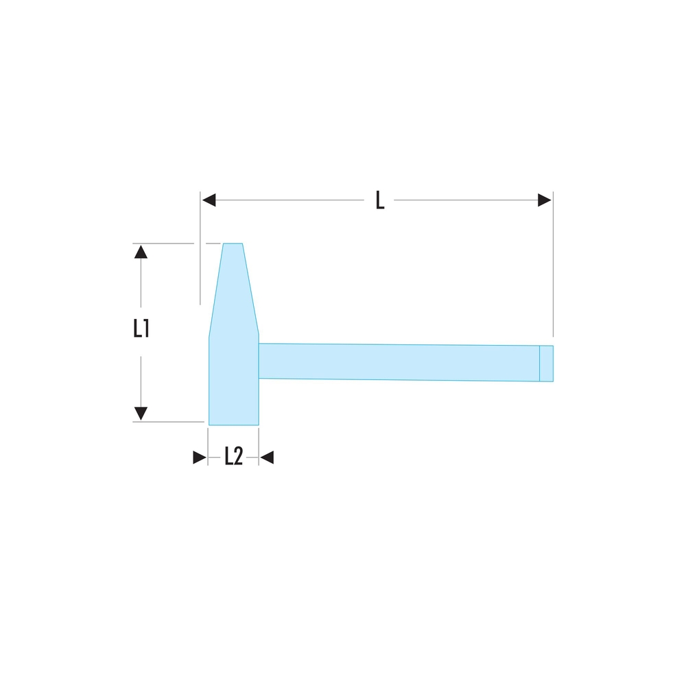 Marteau de mécanicien manche graphite 500g - Par 5 - FACOM - 205C.50
