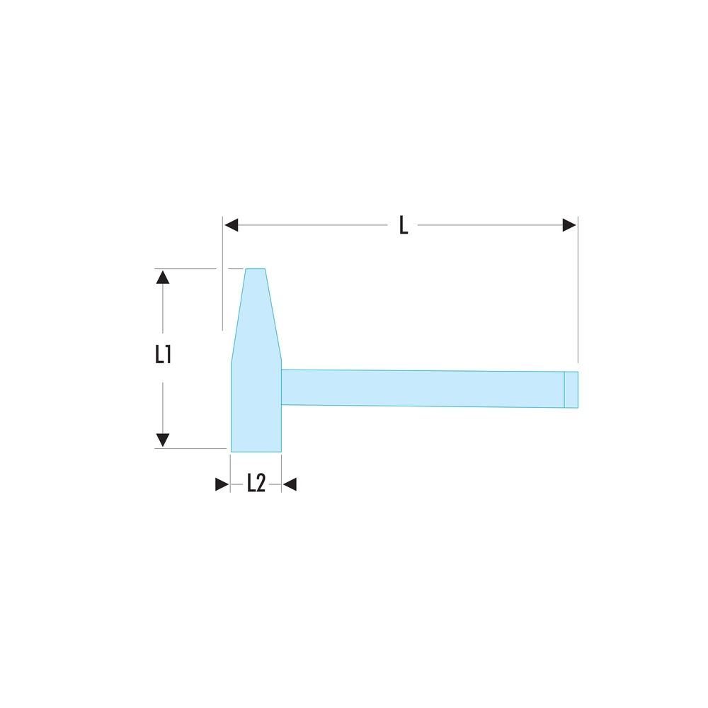 Marteau de mécanicien manche graphite 800g - Par 5 - FACOM - 205C.80