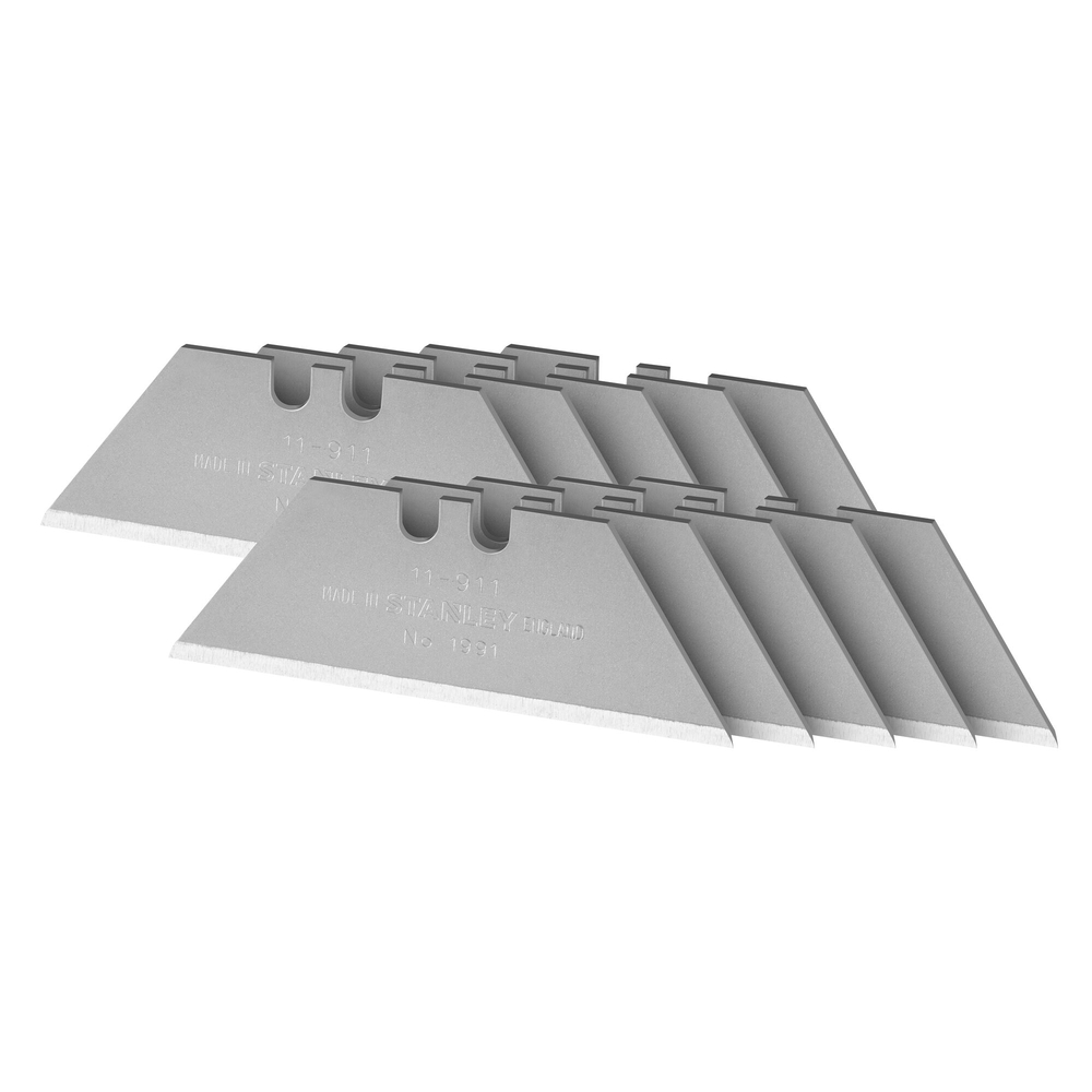 Lames de couteau 1991 sans trou - distributeur de 10 lames - 2-11-911 - STANLEY
