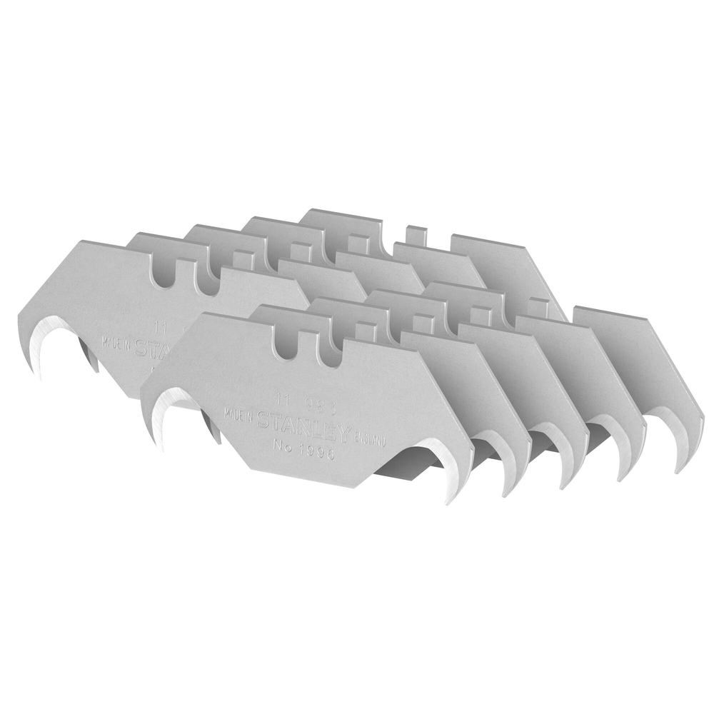 Lames de couteau 1996 sans trou - distributeur de 10 lames - 2-11-983 - STANLEY