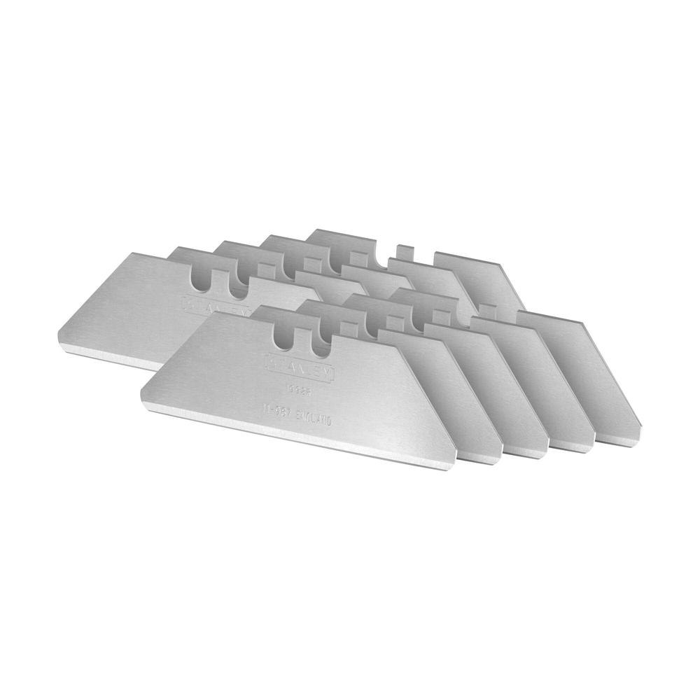 Lames de couteau de sécurité 1992 bouts arrondis - distributeur de 10 lames - 2-11-987 - STANLEY