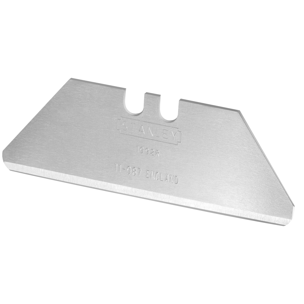 Lames de couteau de sécurité 1992 bouts arrondis - distributeur de 10 lames - 2-11-987 - STANLEY