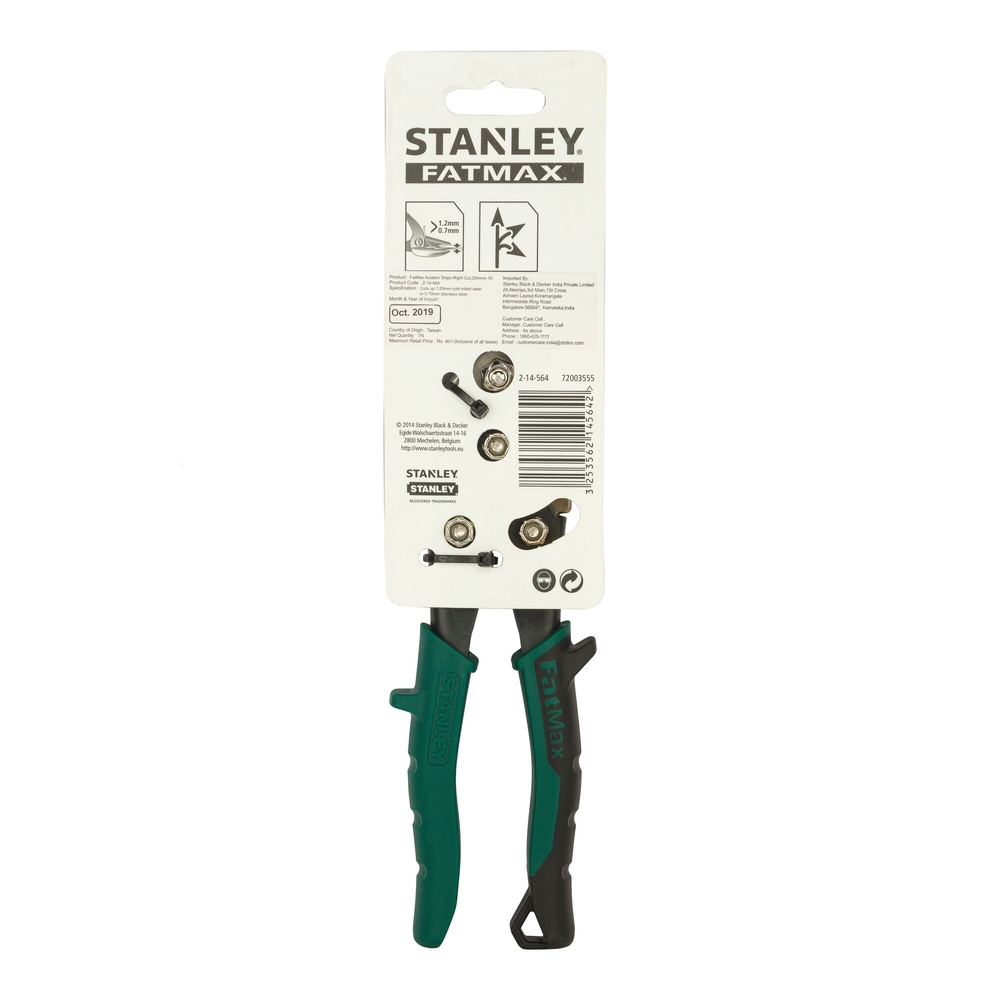 Cisaille aviation 250 mm passe-franc droite - Fatmax - 2-14-564 - STANLEY