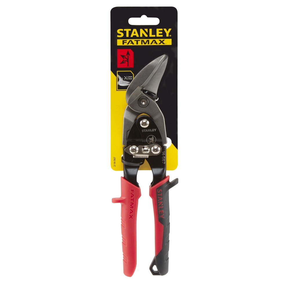Cisaille aviation à chantourner passe-franc gauche 250 mm - nez arrondi - Fatmax - 2-14-567 - STANLEY