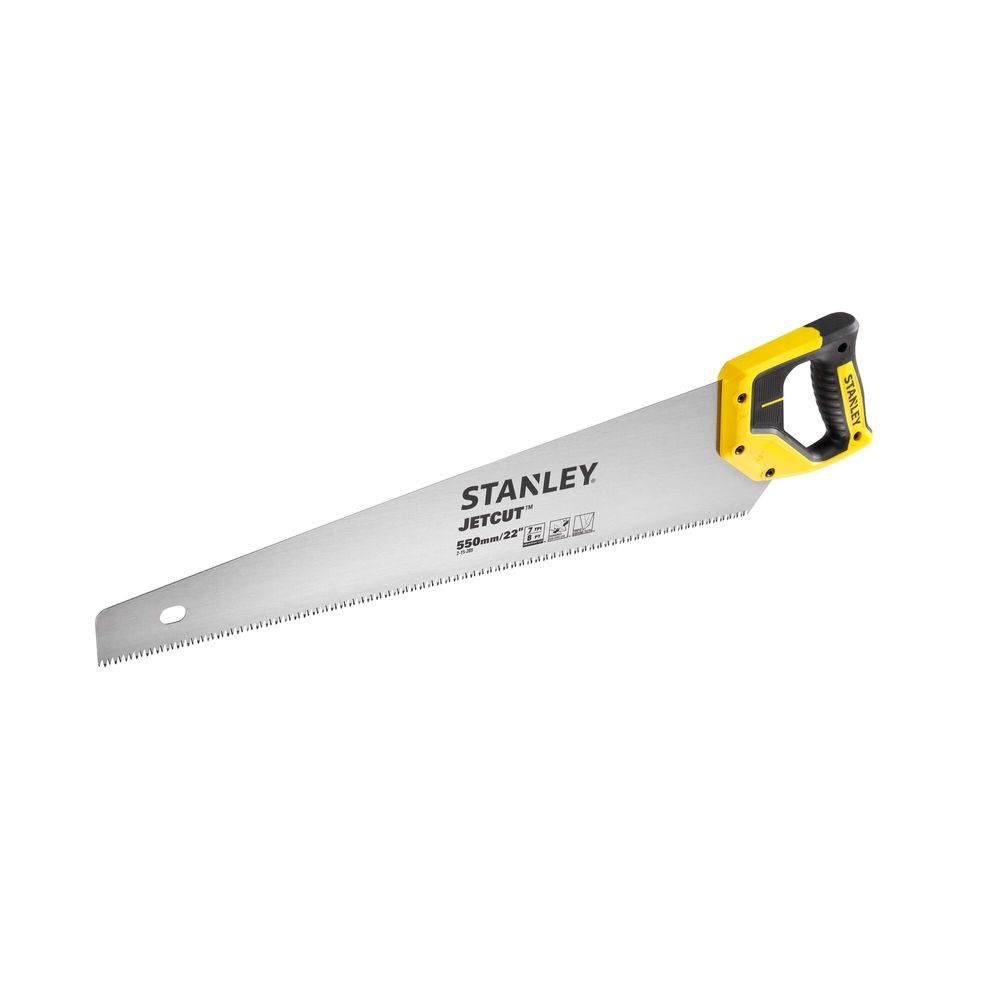 Scie égoïne Jet Cut coupe de débit moyenne section 550 mm - 2-15-289 - STANLEY