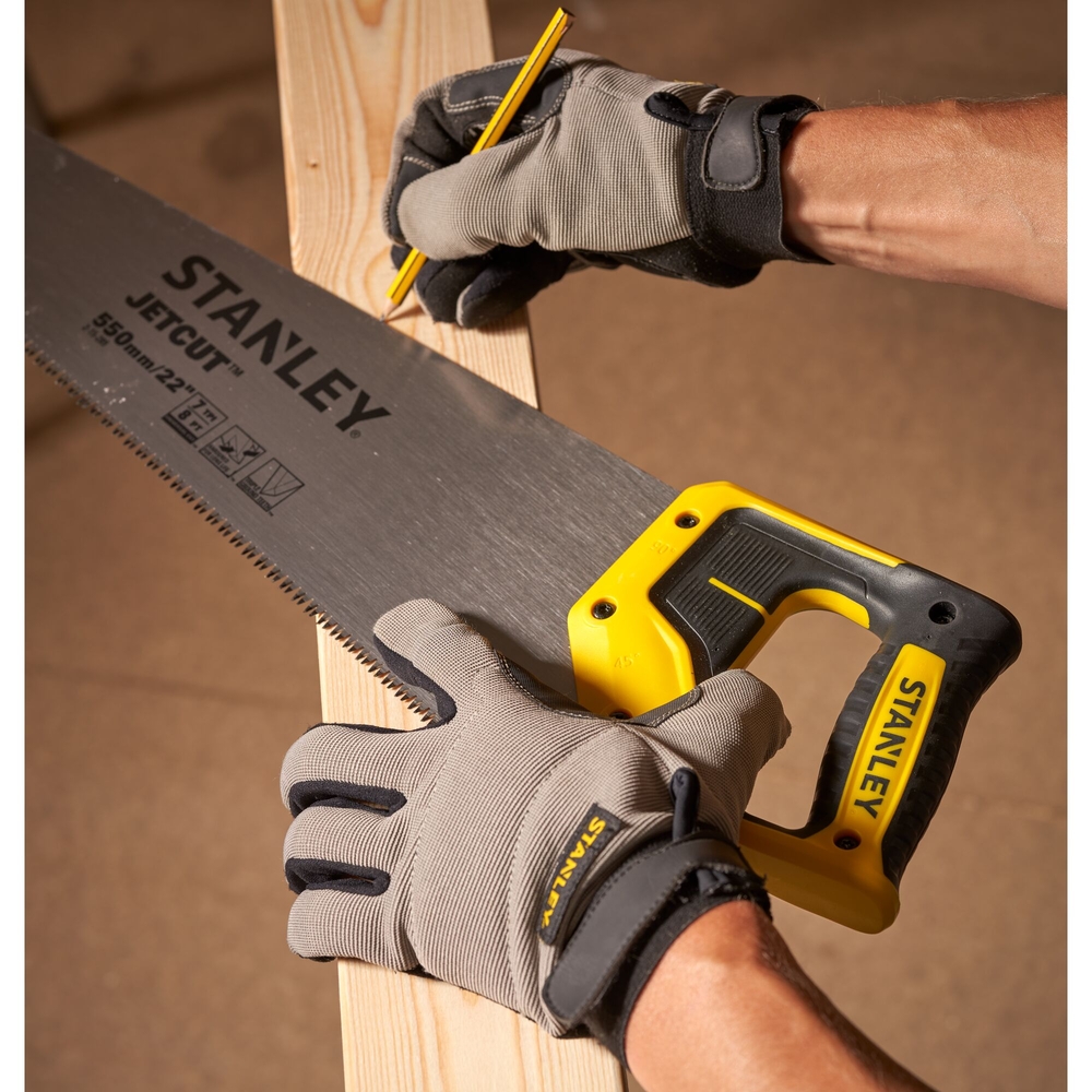 Scie égoïne Jet Cut coupe de débit moyenne section 550 mm - 2-15-289 - STANLEY