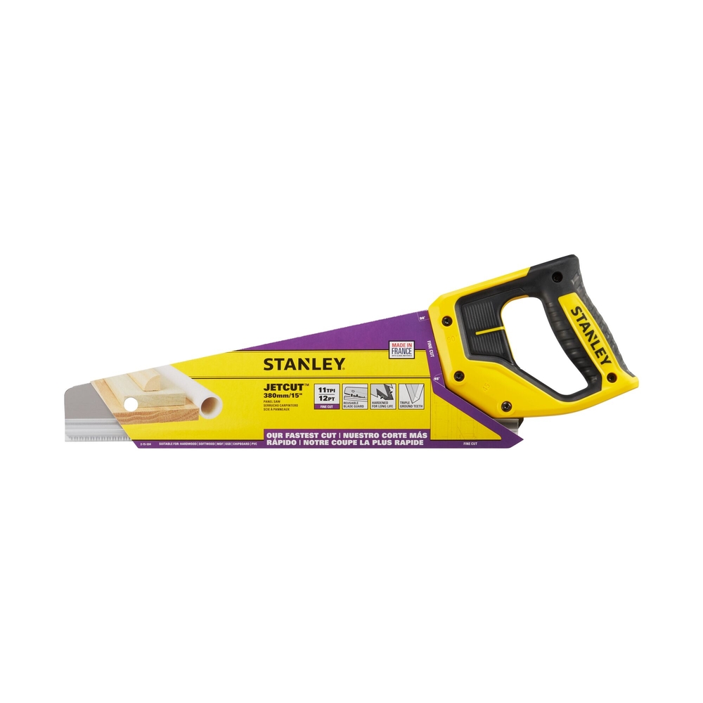 Scie égoïne Jet Cut coupe fine 380 mm - 2-15-594 - STANLEY