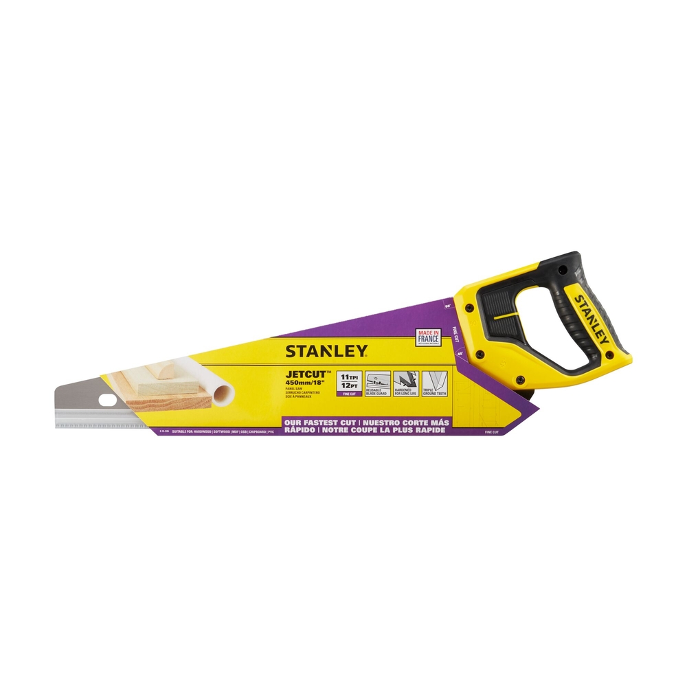 Scie égoïne Jet Cut coupe fine 450 mm - 2-15-595 - STANLEY