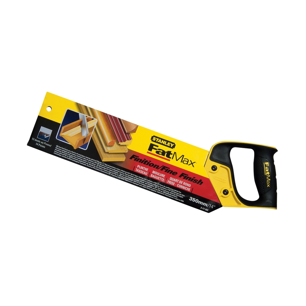 Scie à dos 350 mm - 13 dents/pouce - Fatmax - 2-17-202 - STANLEY FATMAX