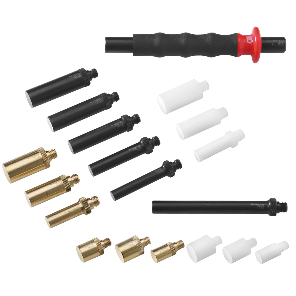 Composition de jets 3 matières laiton / polyamide / aluminium - FACOM - 217.GJ1