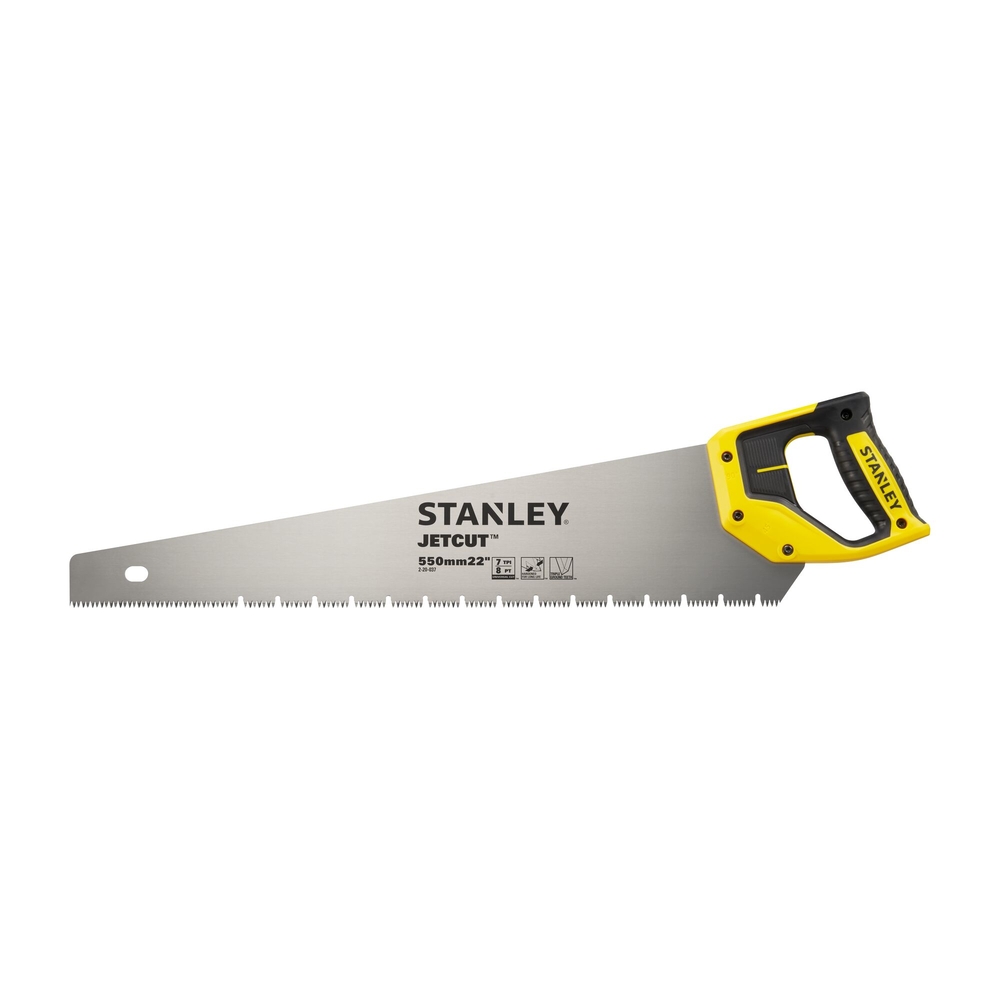 Scie égoïne Jet Cut spéciale panneaux de plâtre 550 mm - 2-20-037 - STANLEY