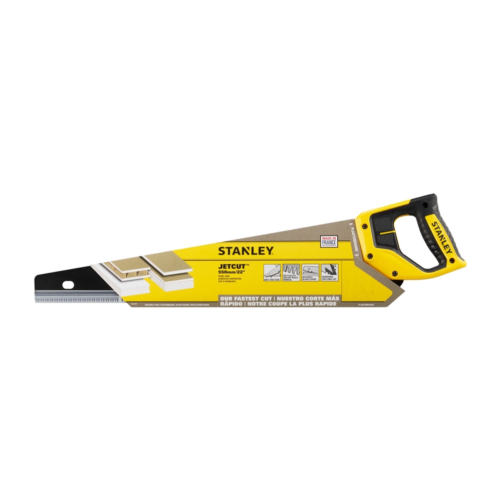Scie égoïne Jet Cut Blade Armor spéciale panneaux de plâtre 550 mm - 2-20-149 - STANLEY