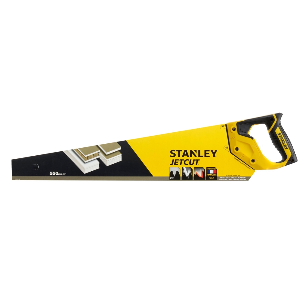 Scie égoïne Jet Cut Blade Armor spéciale panneaux de plâtre 550 mm - 2-20-149 - STANLEY