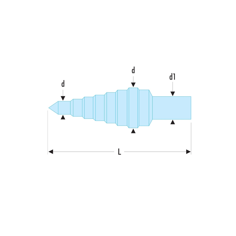 Forets étagés 4 à 39 mm - FACOM - 229A.ST2