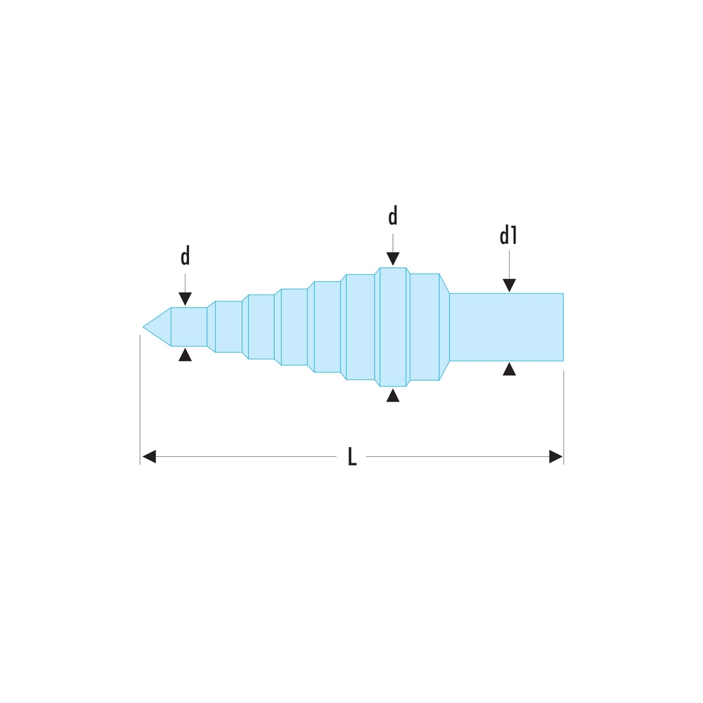 Forets étagés 6 à 38 mm - FACOM - 229A.ST3
