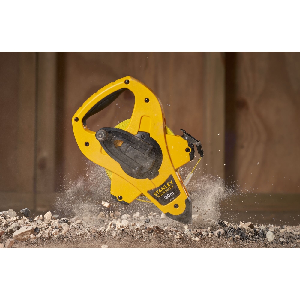 Mesure longue 30 m x 12,7 mm ruban fibre de verre Powerwinder - 2-34-772 - STANLEY